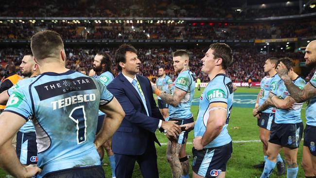 Laurie Daley says prospective coaches must learn to manage people. Picture: Brett Costello