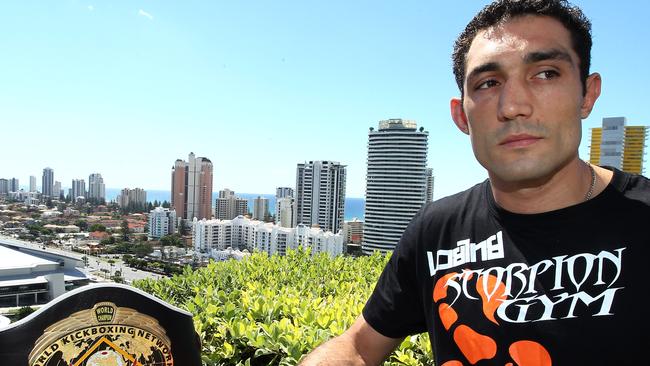 Former kickboxing champion Frank Giorgi has been caught six times driving without a licence.