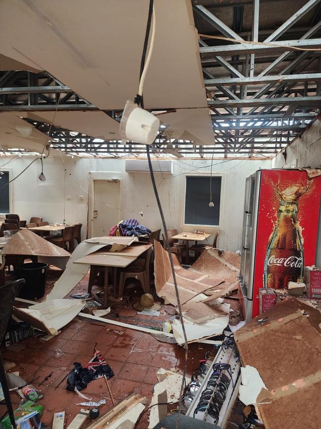 The roof was ripped off the building. Picture: Pardoo Roadhouse and Tavern