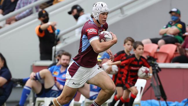 University winger Kye Oates in action during the 2021 premier grade grand final. He is back this season.