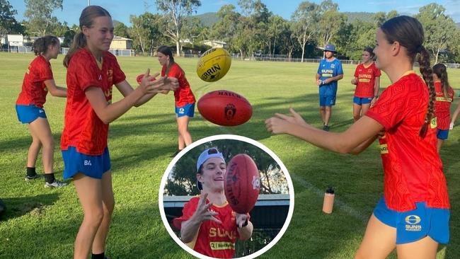 Twenty-one Capricornia Aussie rules players are heading to Townsville for the Gold Coast Suns Academy North Queensland All Stars events.