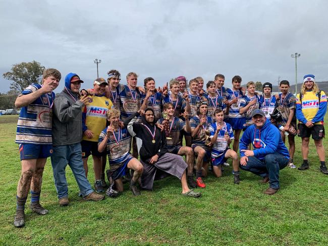 The U15 Warwick side was also victorious in the finals against home team the Tenterfield Tigers (Photo: Helen Bohm)