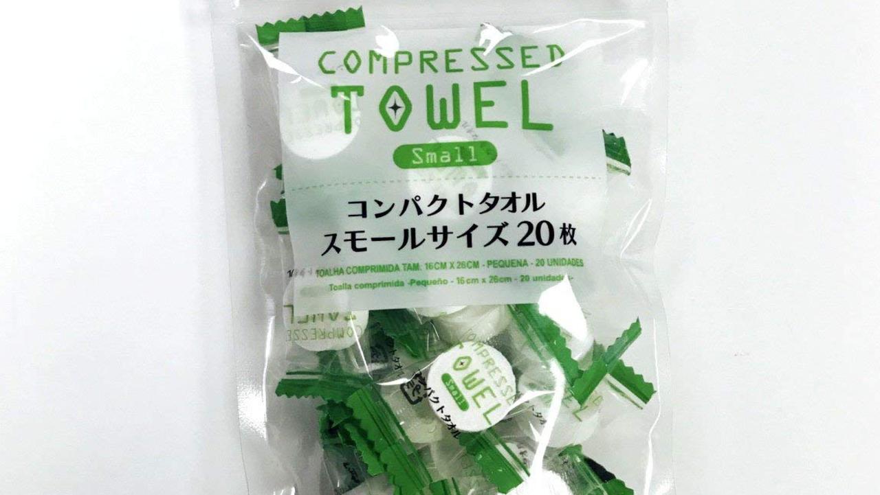 Compressed towel best sale