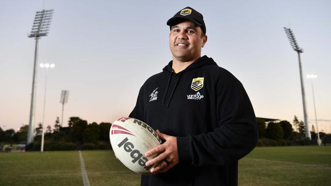 Sunshine Coast Falcons U21s Colts head coach Cameron Boaza. Picture: Patrick Woods.