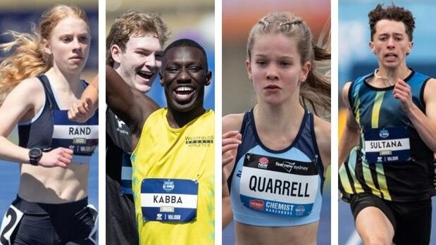 Some of the NSW young guns chasing gold as the Australian All Schools athletics 2022 in Adelaide.