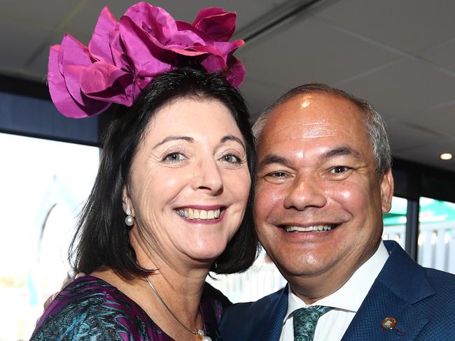 Ruth and Tom Tate at The Gold Coast Turf Club. Photograph: Jason O’Brien.