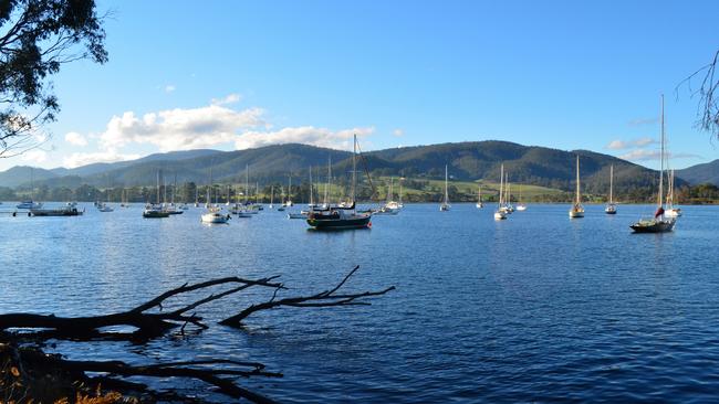 The picturesque port of Cygnet. Picture: Tourism Tasmania/Arcade Publications