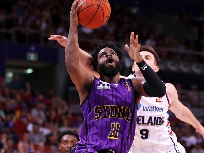 Derrick Walton Jr led the Kings with 16 points and 11 assists. Picture: Mark Kolbe/Getty Images