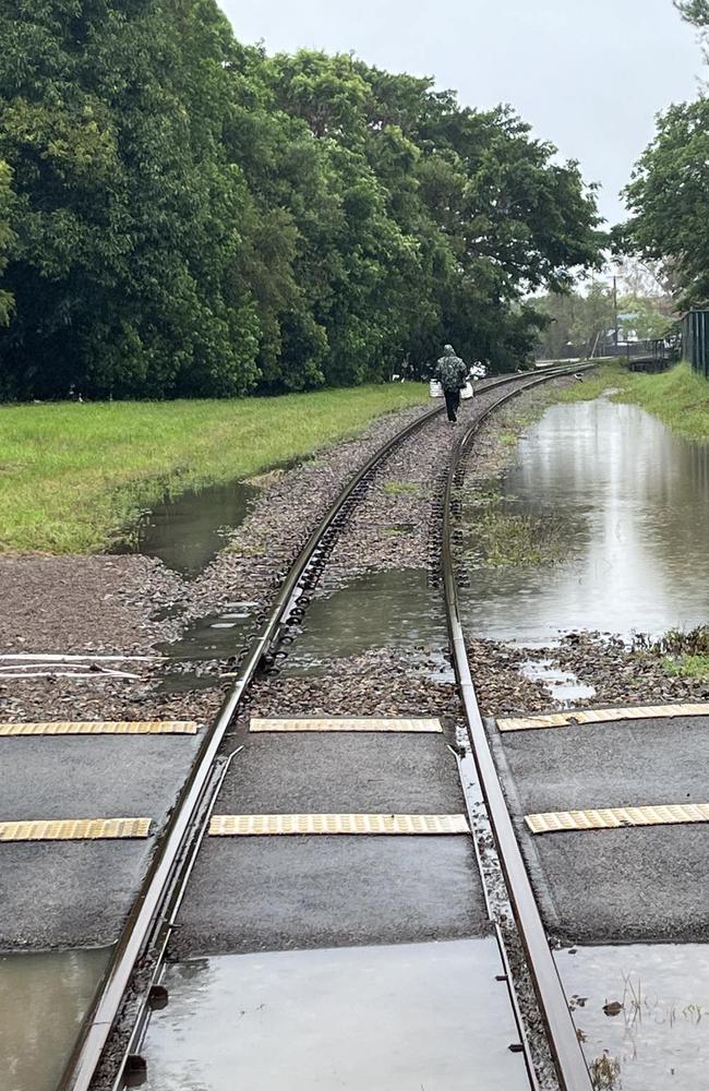 Flooding around Ingham, North Queensland on Monday, February 3, 2025. Photo: Cameron Bates