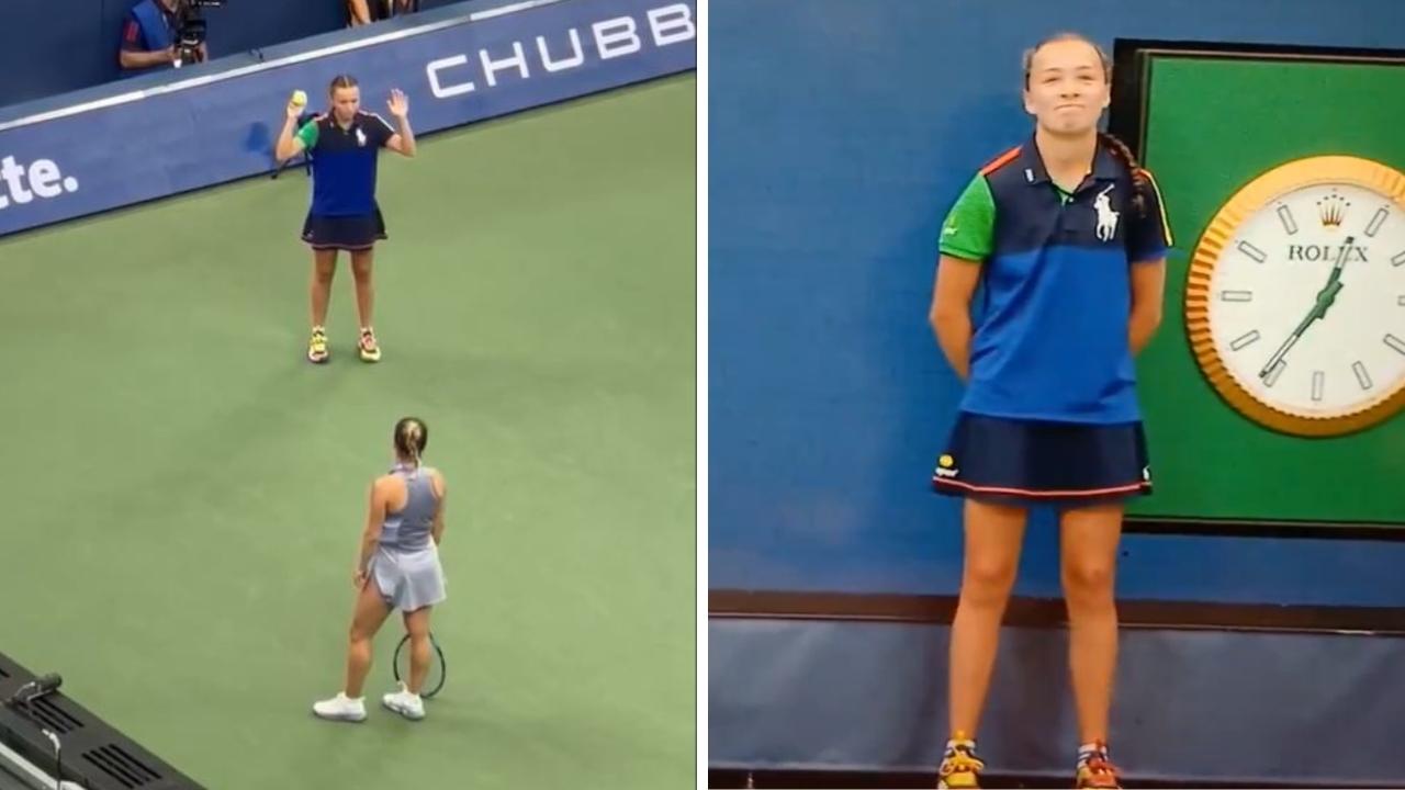 US Open star makes public apology after ‘disgusting’ ball girl act