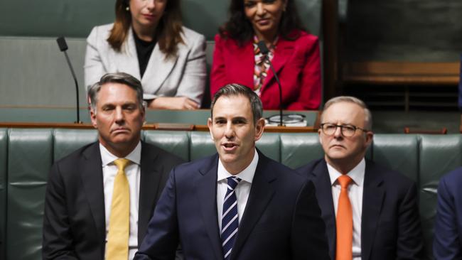 Jim Chalmers delivered the federal budget in Parliament House in Canberra on May 9. Picture: Dylan Robinson/NCA NewsWire