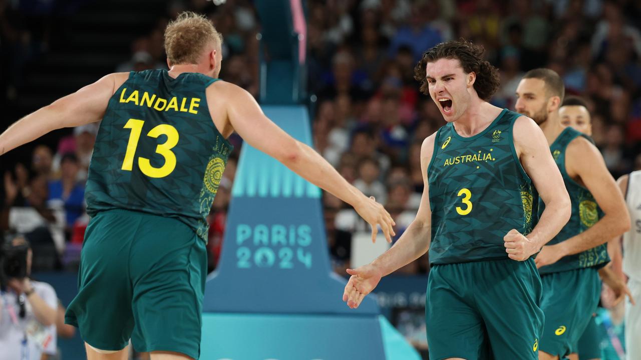 Giddey was a standout during the Boomers’ disappointing Olympic campaign. (Photo by Gregory Shamus/Getty Images)