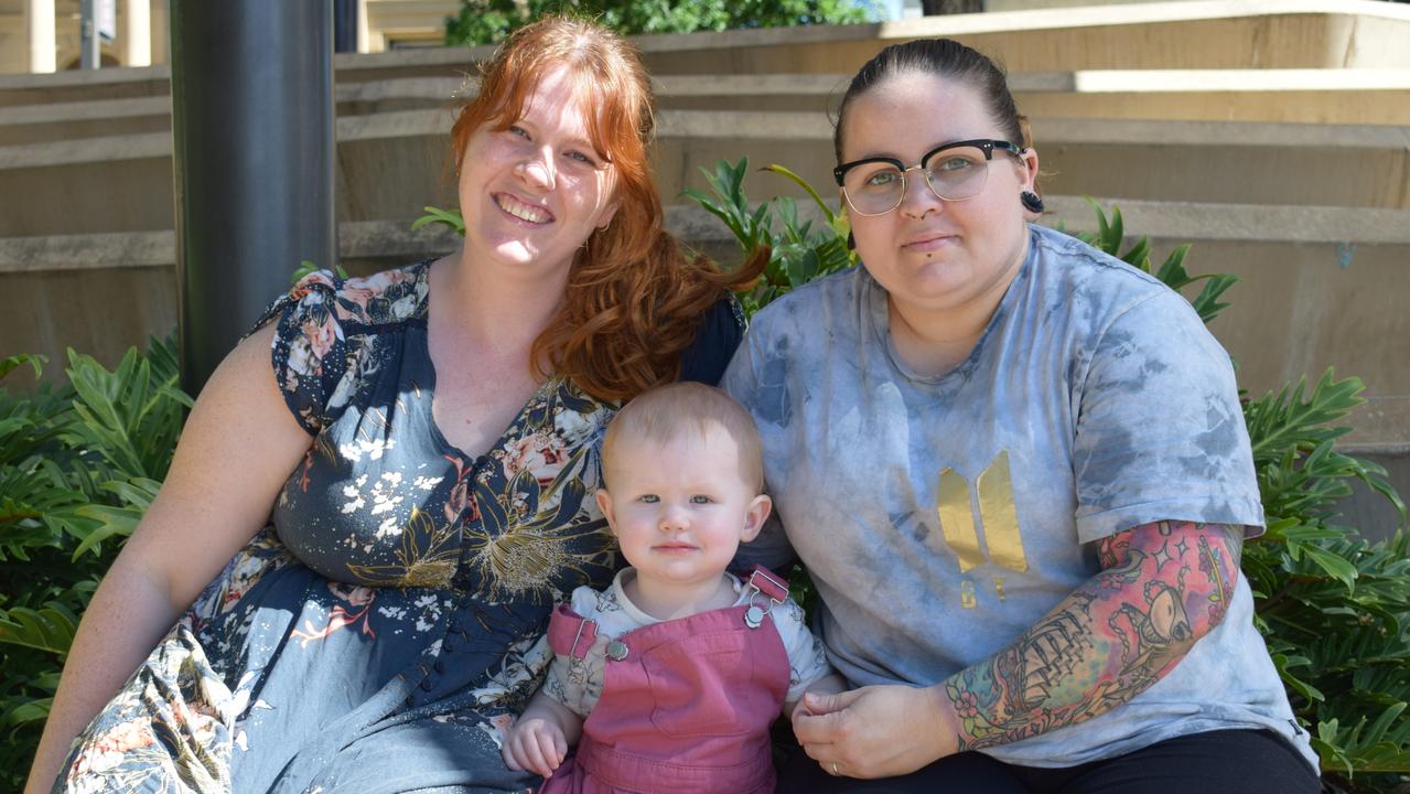 The Hewatt-BoydPratt family in Rockhampton. Picture: Aden Stokes