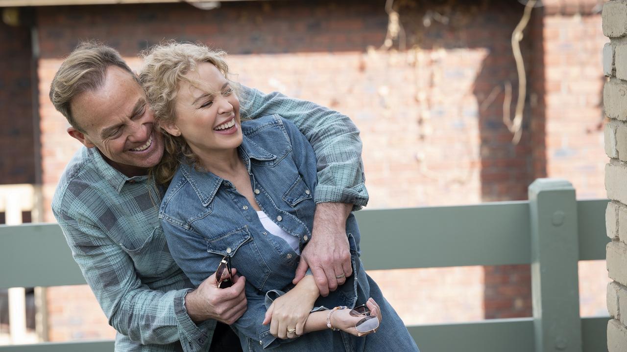 Kylie Minogue and Jason Donovan reprised their roles as Scott and Charlene for the Neighbours finale.