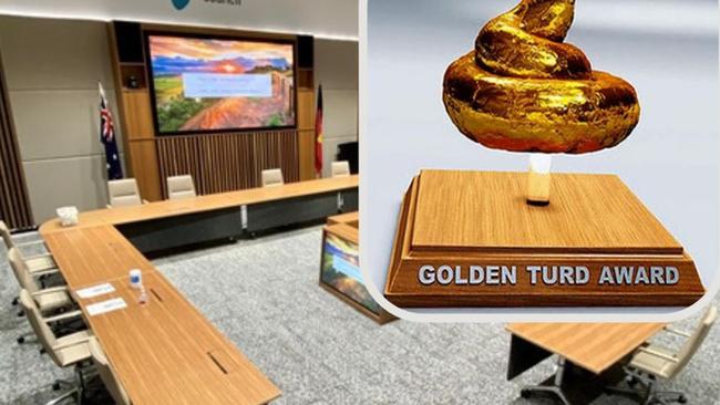 The Development and Environmental Professionals' Association has awarded MidCoast Council the Golden Turd award for the second year in a row for the worst human resources record in local government.