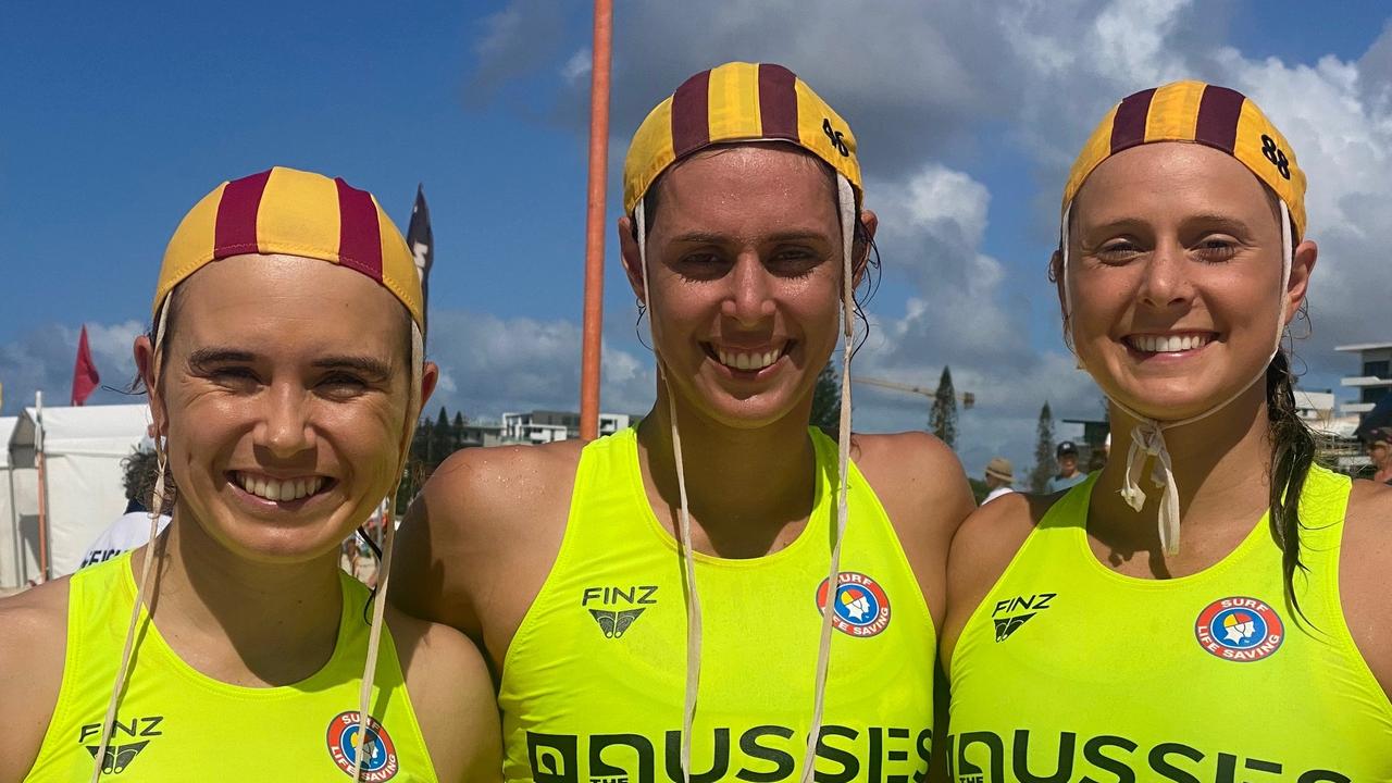 The silver medal winning Newport team after the board relay. Pic: HarvPix