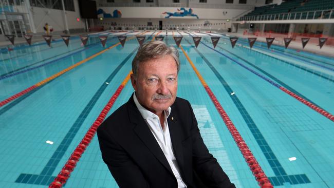 Swimming Australia president John Bertrand in Melbourne yesterday. Picture: David Geraghty