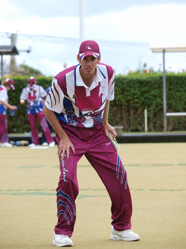 Gold Coast lawn bowler Nathan Rice. Picture: BOWLS QLD