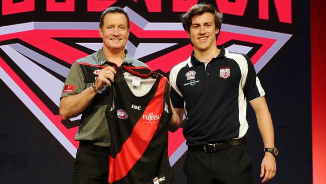 Essendon selected Andy McGrath with pick No.1 last year. Picture: Toby Zerna