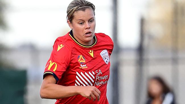 Midfielder Kahlia Hogg has been installed as Adelaide United vice-captain under coach Ivan Karlovic. Picture: Jonathan DiMaggio/Getty Images