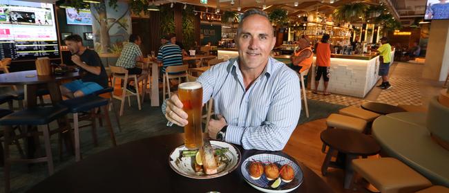 The Broadbeach venue Manager Adrian Costello says they have had a phenomenal response to the makeover. Picture Glenn Hampson