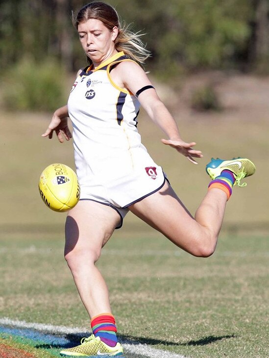 Kalinda Howarth in action for Bond University. Picture: David Layden