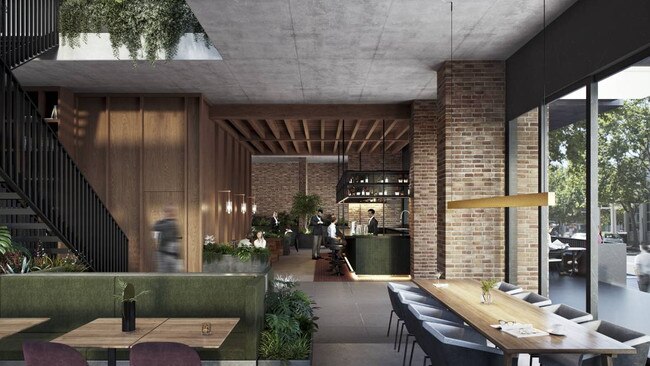 A restaurant bar is proposed for the hotel. Picture: supplied