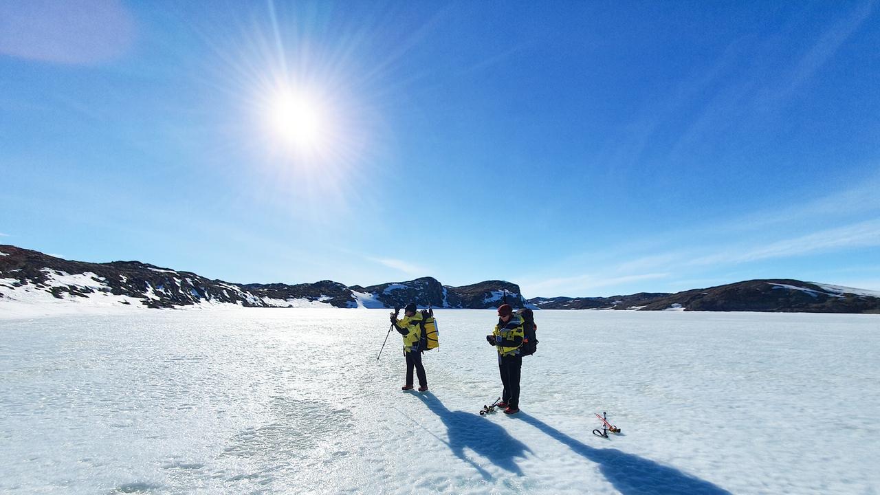 Scientists are at Davis station studying the potential impact of the proposed aerodrome © Dana Bergstrom AAD Australian Antarctic Division