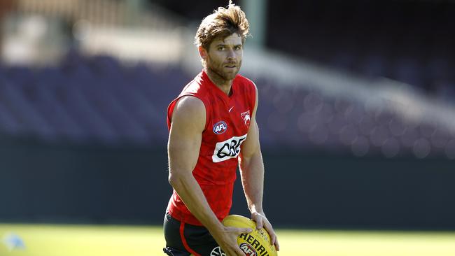 Co-captain Dane Rampe is hoping to prove his fitness after a neck complaint kept him out of the win over Richmond. Picture: Phil Hillyard