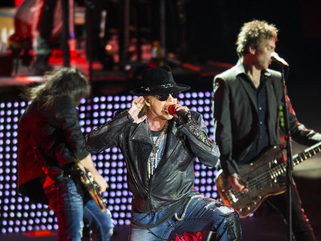 Guns N' Roses ... who have performed at the Sidney Myer Music Bowl in Melbourne.