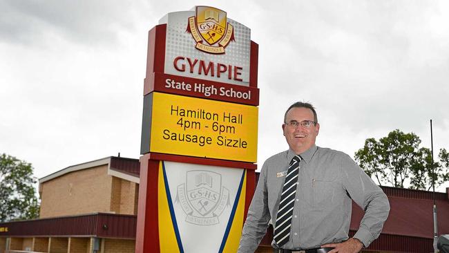 Anthony Lanskey principal at Gympie High school. Photo Renee Albrecht/Gympie Times. Picture: Renee Albrecht