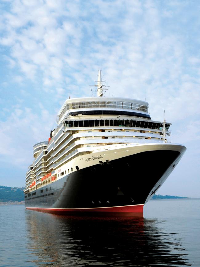 Following the dredging of Trinity Inlet in 2019, the Queen Elizabeth was the first “vista” class ship to dock at Cairns in February, 2020, before Covid-19 shut down the industry. Picture: Supplied