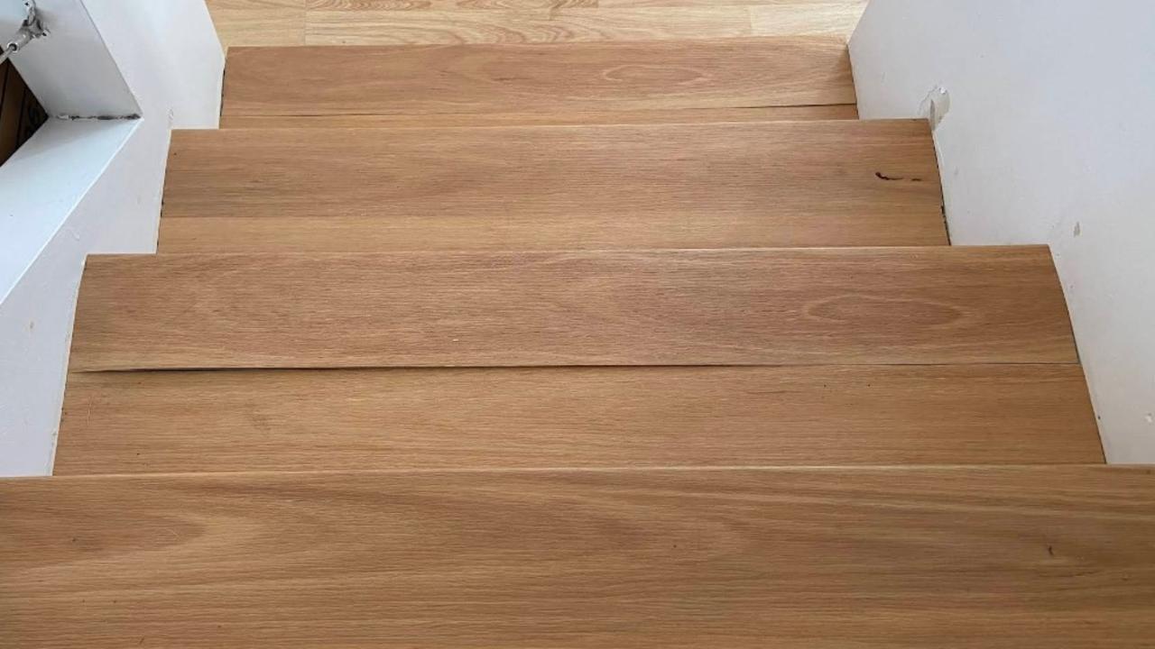 The flooring in the Maroochydore home.