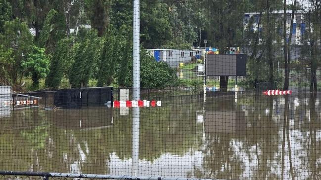 The Gold Coast Knights grounds after Tropical Cyclone Alfred. Picture: Gold Coast Knights/Facebook