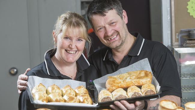 Donna and Stevie Mowatt won big at the Aussie Pie show. Picture: Rob Leeson.