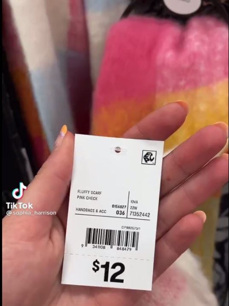 Kmart selling $12 dupe of $400 designer Acne Studios scarf | news.com ...