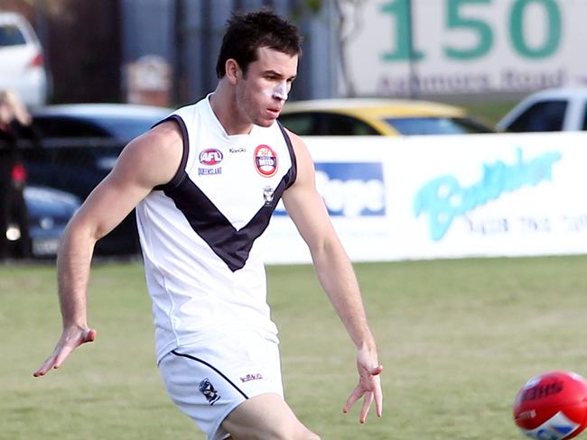 NEAFL Southport Sharks v Suns Reserves at H &amp; A Oval, Surfers Paradise. Sharks Ben Merrett