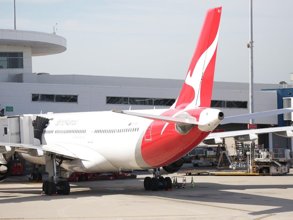 Qantas said international flights will resume at the end of October. Picture: Christian Gilles/NCA NewsWire