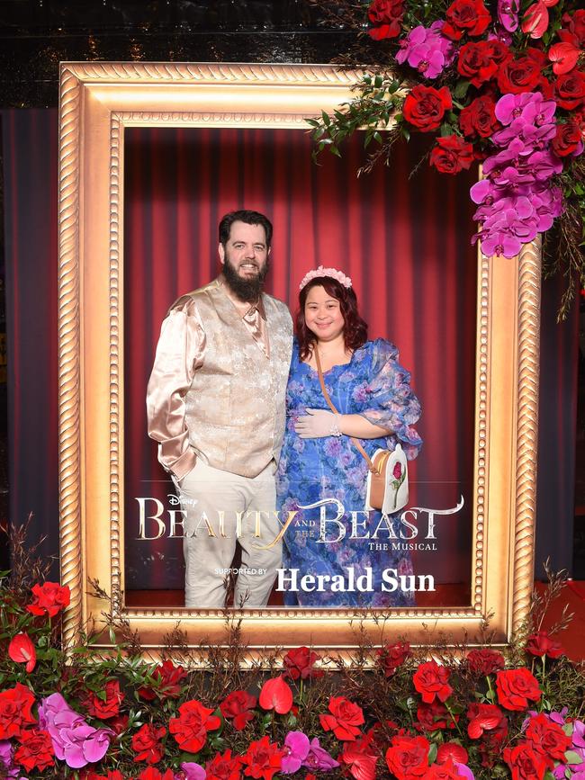 Opening night: Beauty and The Beast at Her Majestys Theatre, Melbourne. Picture: Josie Hayden