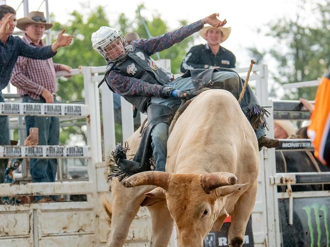 PBR Australia is bringing bucking bulls to Airlie Beach for the first time this Saturday. Photo: PBR Australia