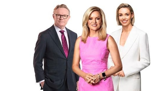Hugh Riminton, Sandra Sully and Ashleigh Raper will host election coverage on Channel 10 from 6pm.