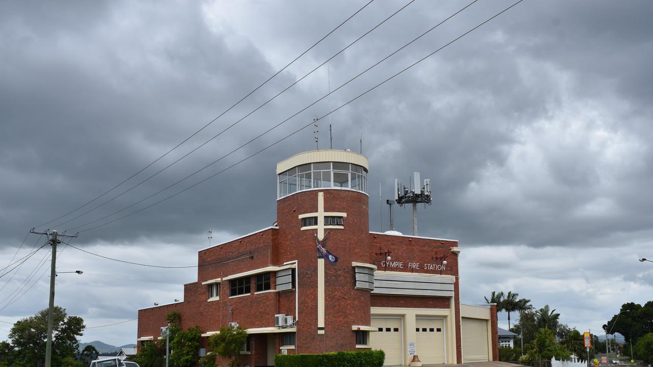 The Gympie Fire Station on the corner of Bligh St.