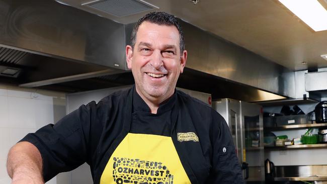 Pictured at Oz Harvest in Alexandria is chef Mark Hamilton. Mark has been preparing hundreds of thousands of meals in a rapid food relief response to people doing it tough during the pandemic.The Thanks A Million campaign was launched by News Corp nationally to recognise the everyday Aussies who have been working to keep Australia on track throughout the difficulties of 2020 - bushfires, COVID etc.Picture: Richard Dobson