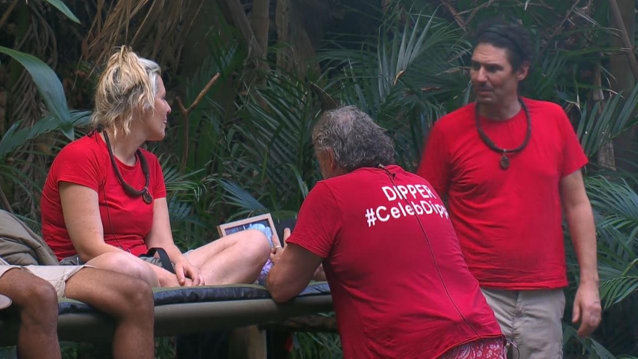 The stars wonder if the new members are up to something. Picture: Channel 10