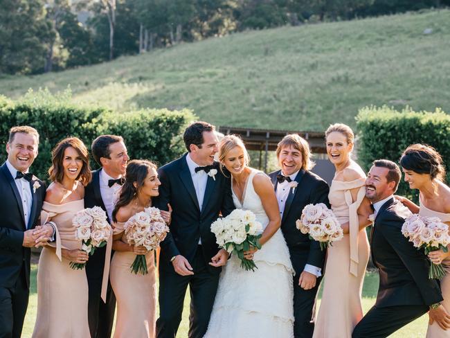 Groomsmen: Michael Tramonte, Karl Stefanovic, Tom Stefanovic, Nick Atkins Bridesmaids: Claire Going (sister), Jenna Stefanovic (sister-in-law), Meggie Palmer, Alison Ariotti.