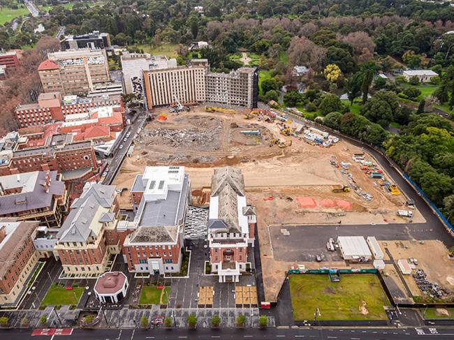 Construction progress at the site in June 2021. Picture: Renewal SA