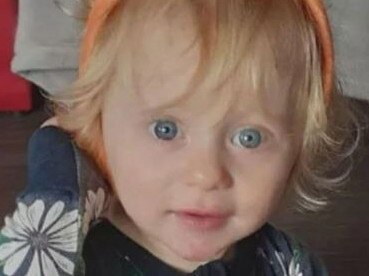 Evelyn, 3, was struck by a truck in Logan while crossing the road with her mother. Picture: Supplied