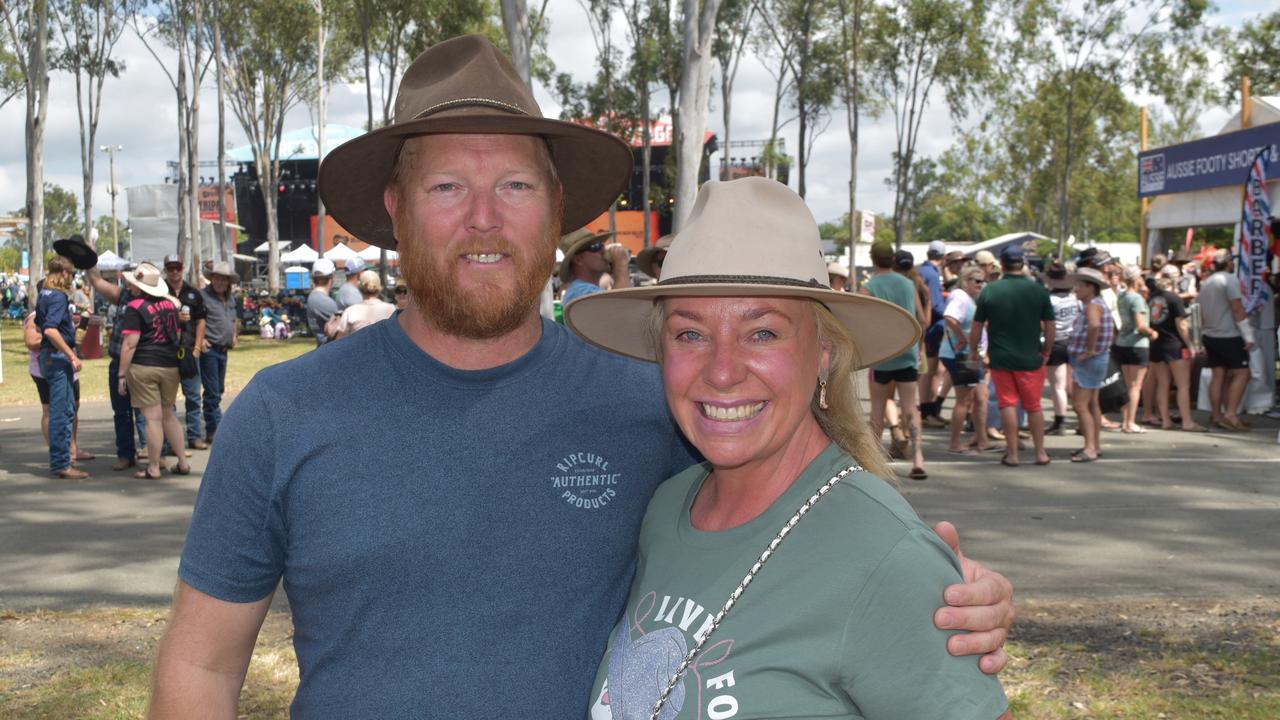 Dean and Kirsten at CMC Rocks 2024. Picture: Aaron Goodwin