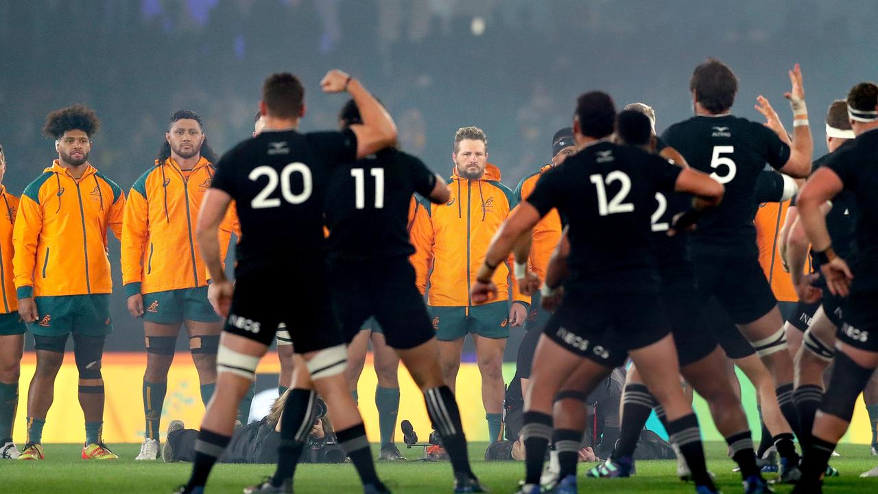 The Wallabies are set to continue with their ‘boomerang’ response to the All Blacks’ haka. Photo: Getty Images