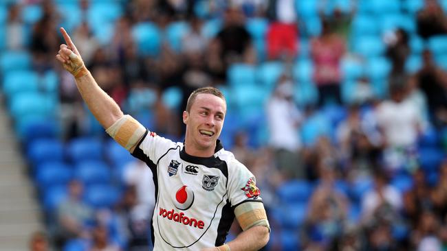 James Maloney made his name at the Warriros, guiding them to the 2011 grand final. Pics Adam Head